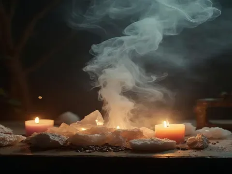 Ritual de limpieza espiritual con salvia